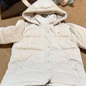 Levi's White Puffer Jacket